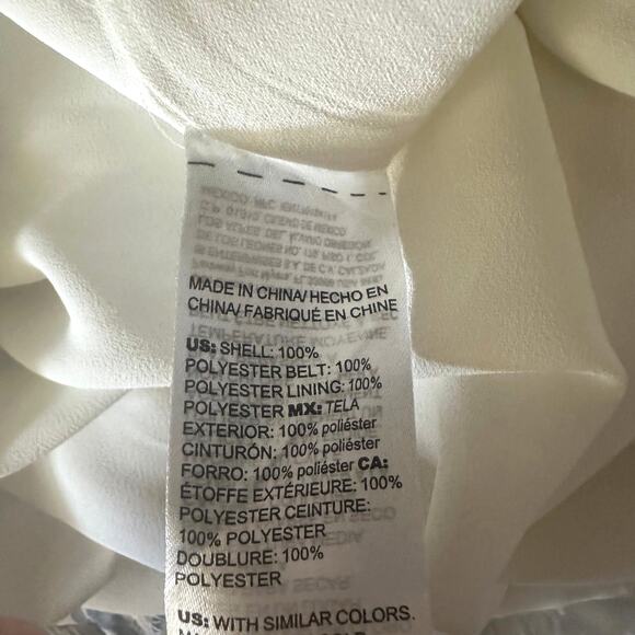 WHBM Blue Floral Dress Size Medium Sleeveless Tiered Resort Romance Style - Picture 10 of 10